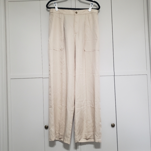 NWT Banana Republic Tencel Wide Leg Pants - Picture 2 of 12